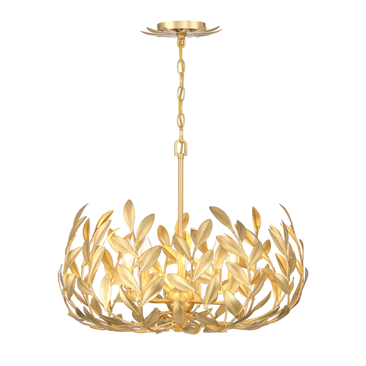 Alison Chandelier 23", Antique Gold