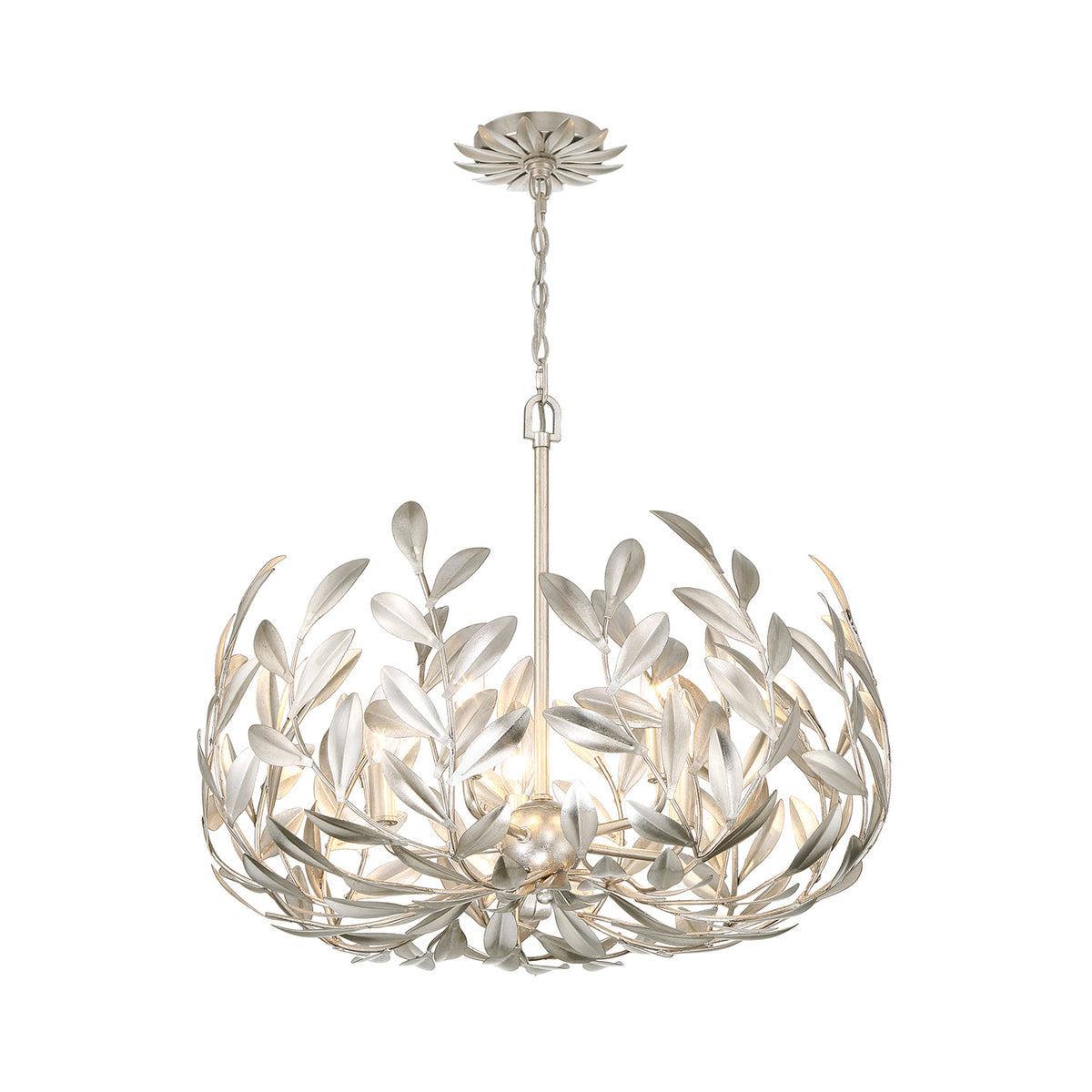 Alison Chandelier 23", Antique Silver