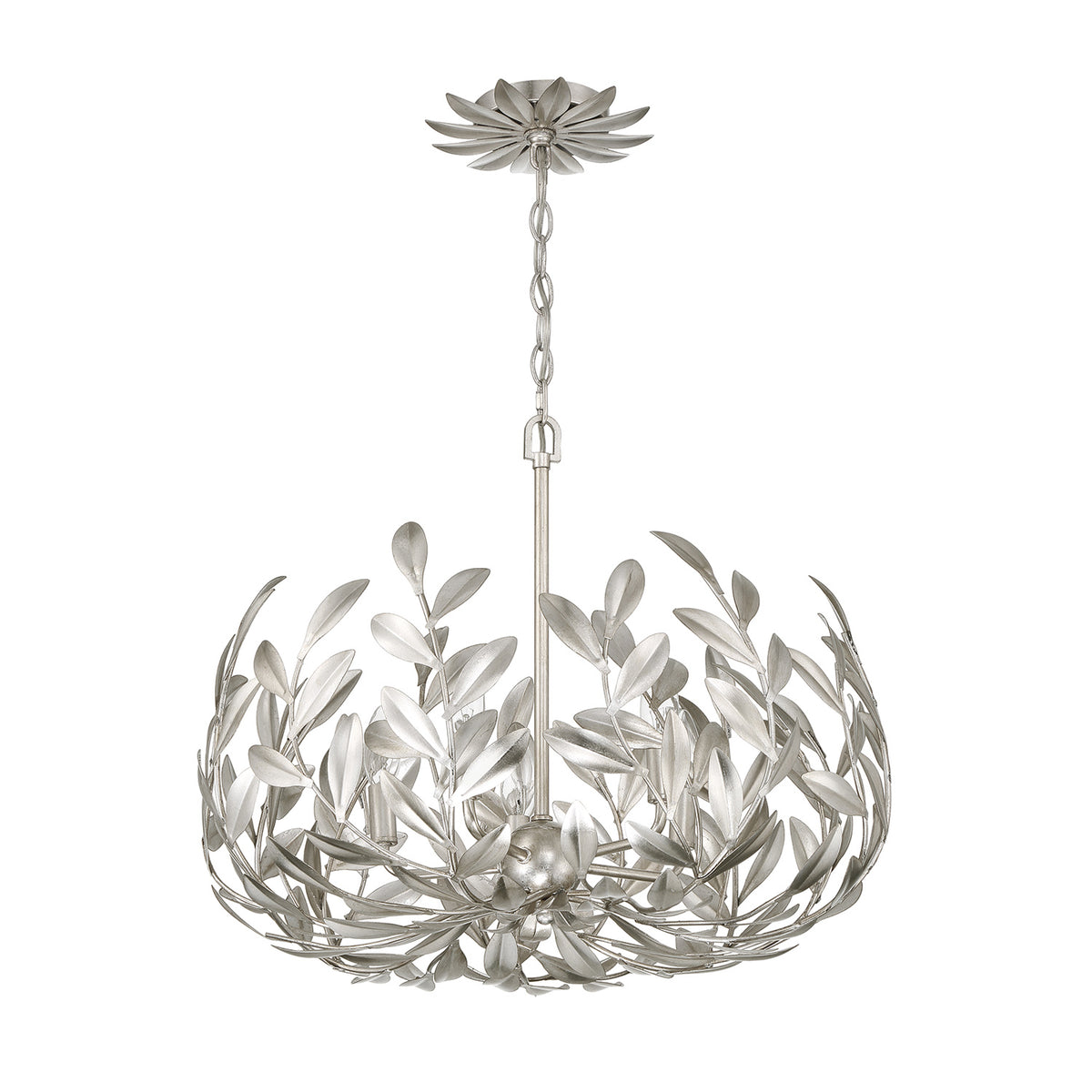 Alison Chandelier 23", Antique Silver