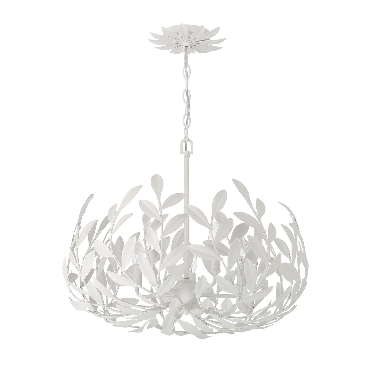 Alison Chandelier 23", Matte White