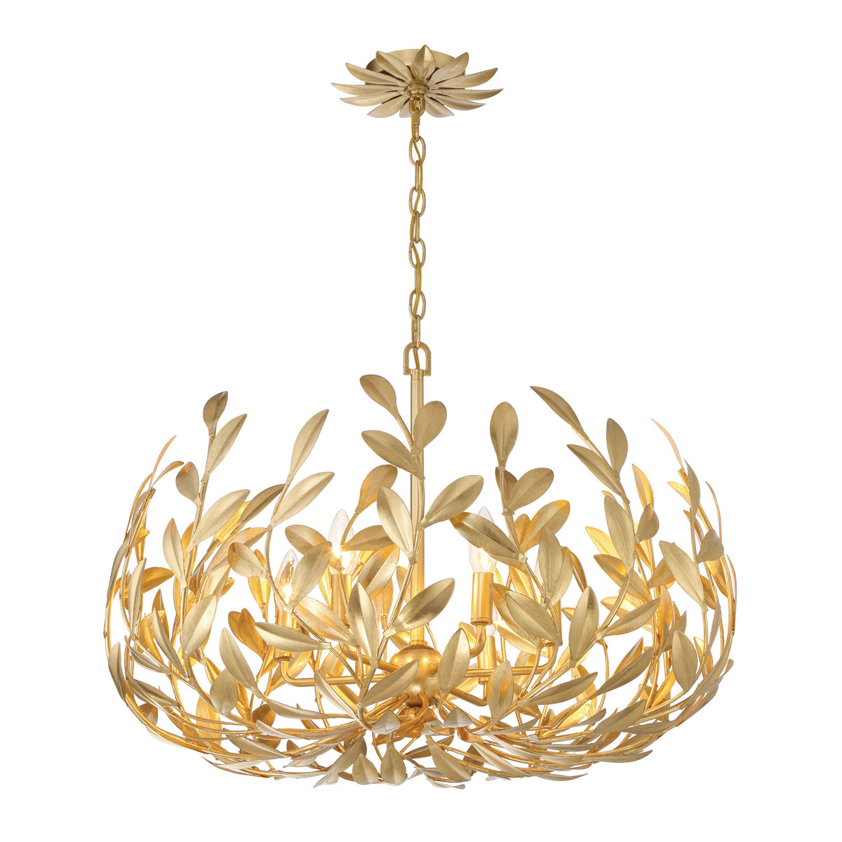 Alison Chandelier 27", Antique Gold