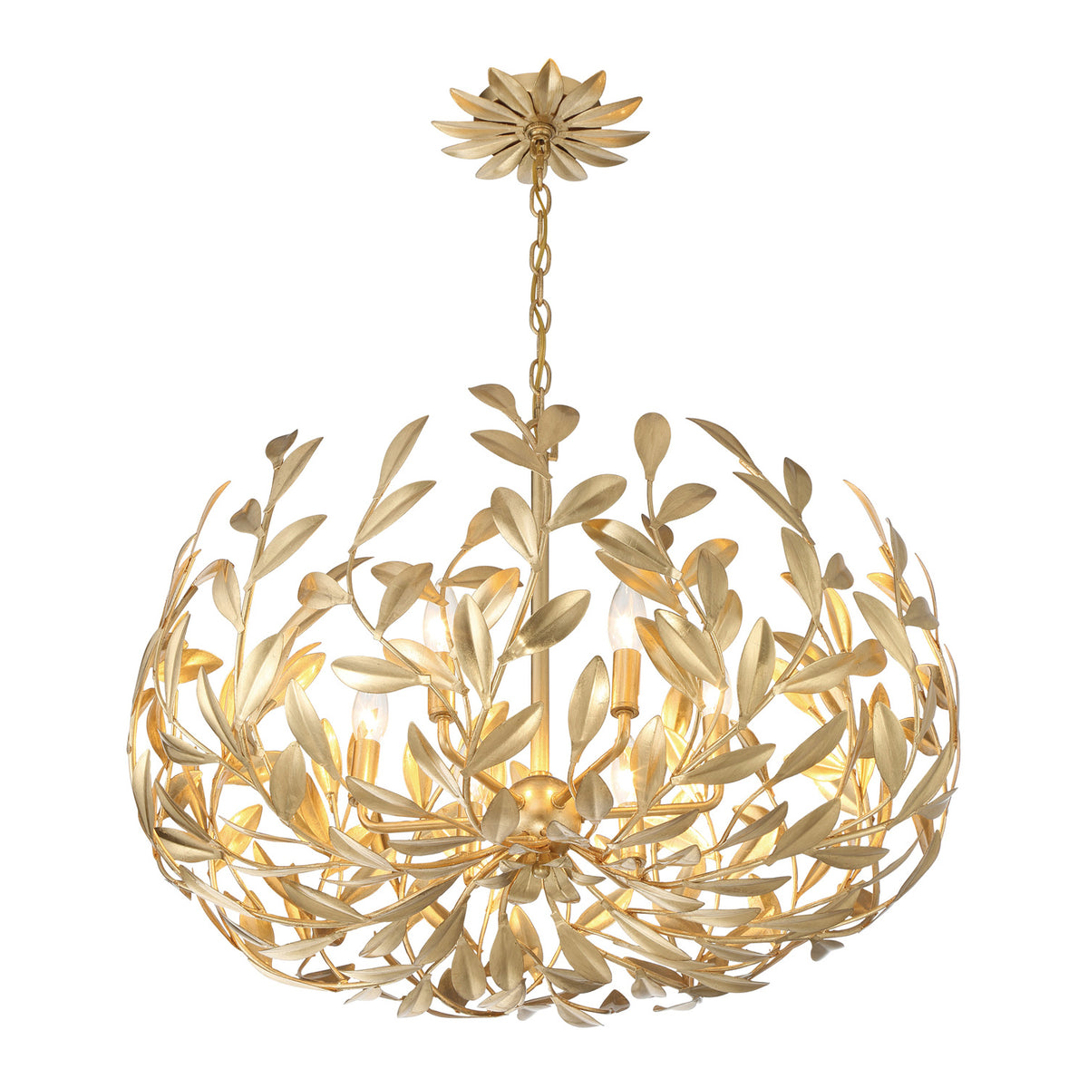 Alison Chandelier 27", Antique Gold