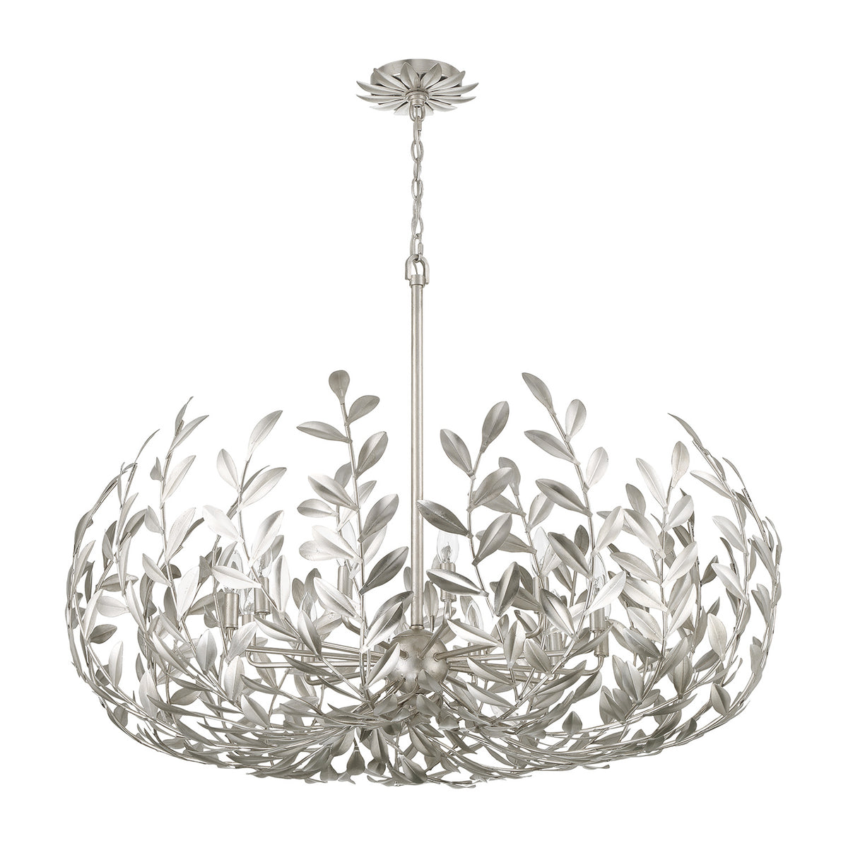 Alison Chandelier 42", Antique Silver