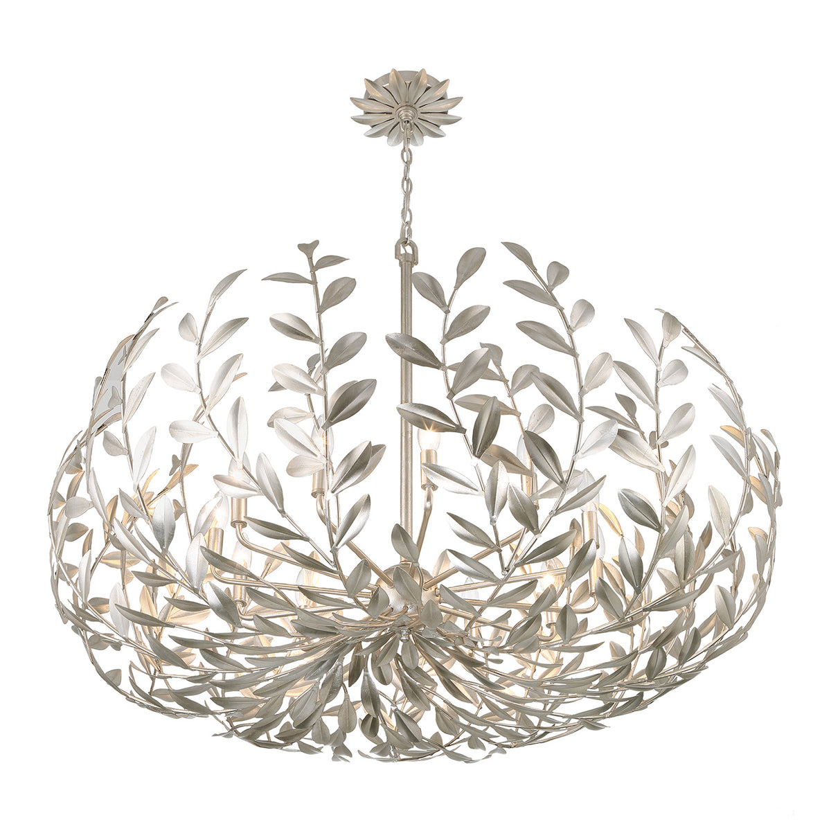 Alison Chandelier 42", Antique Silver