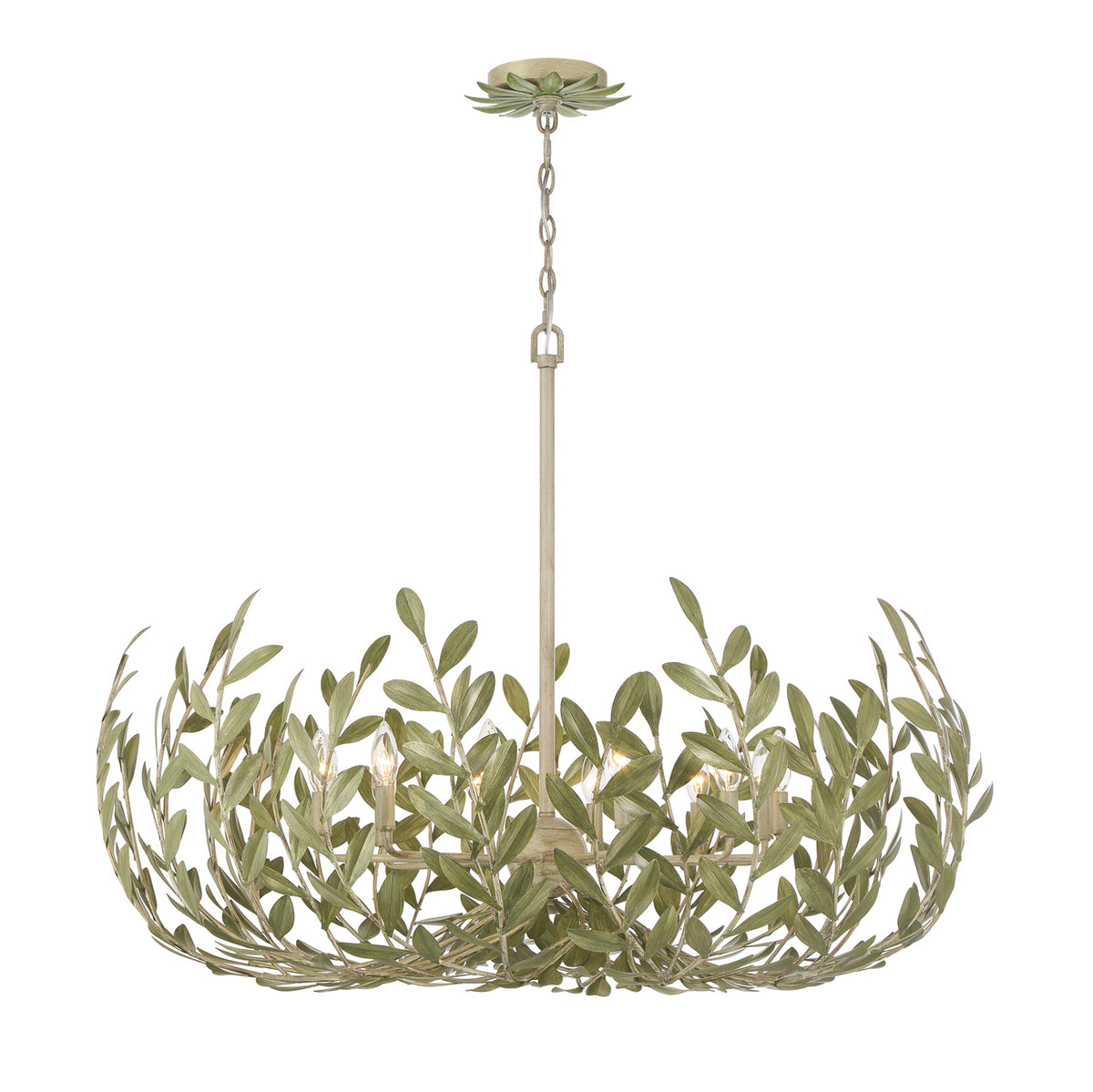 Alison Chandelier 42", Antique Sage