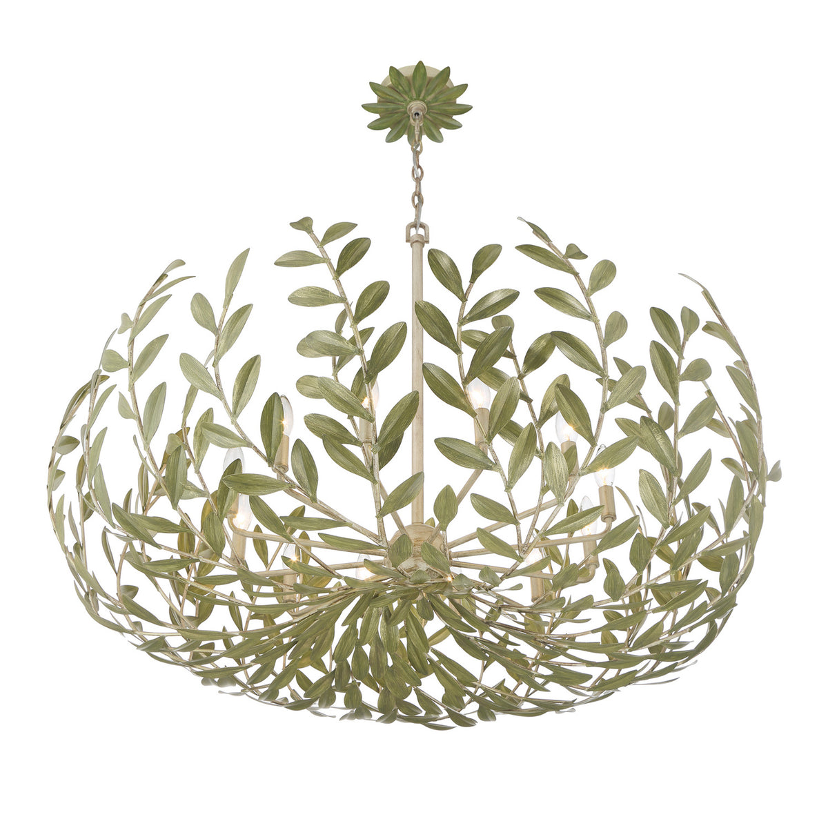 Alison Chandelier 42", Antique Sage