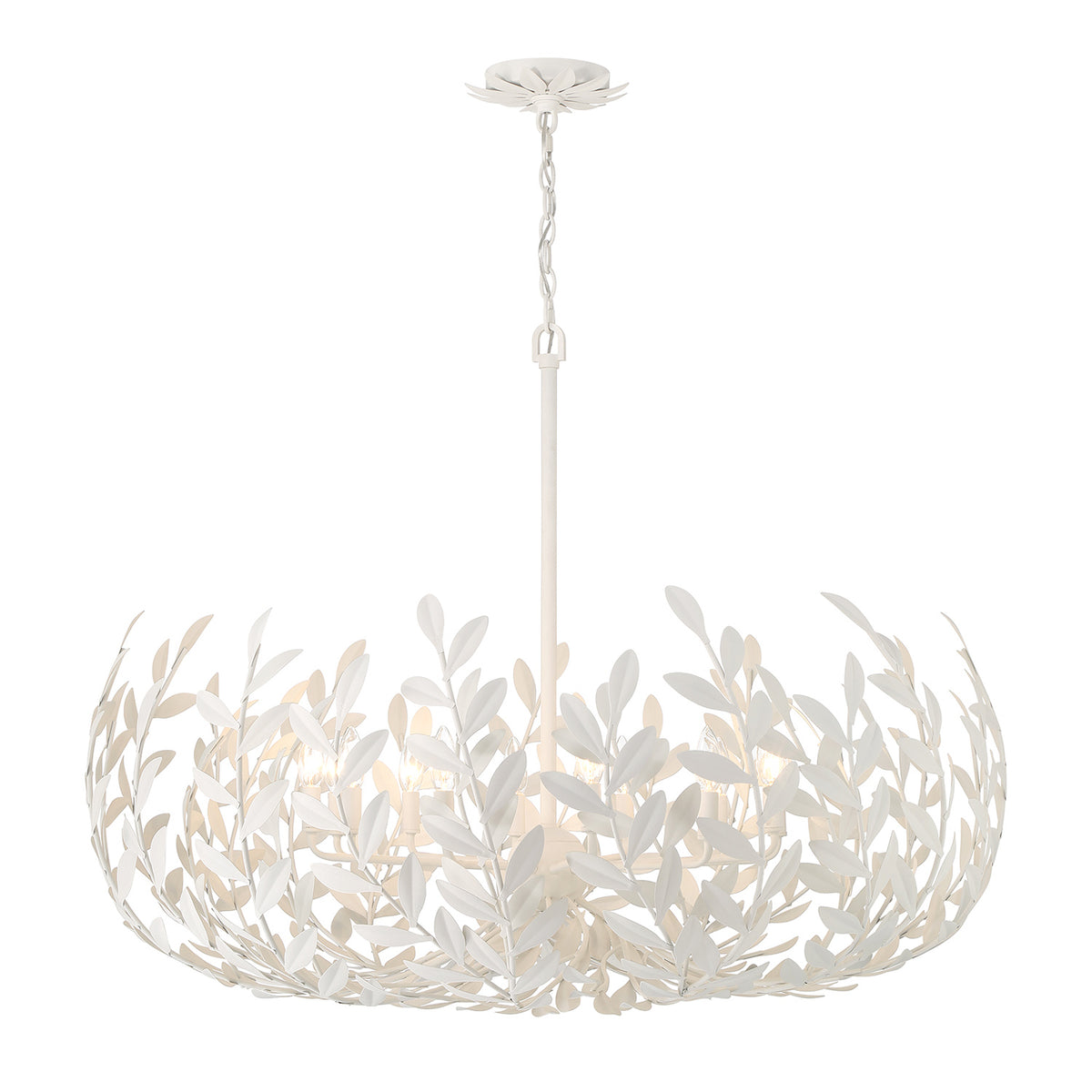 Alison Chandelier 42", Matte White