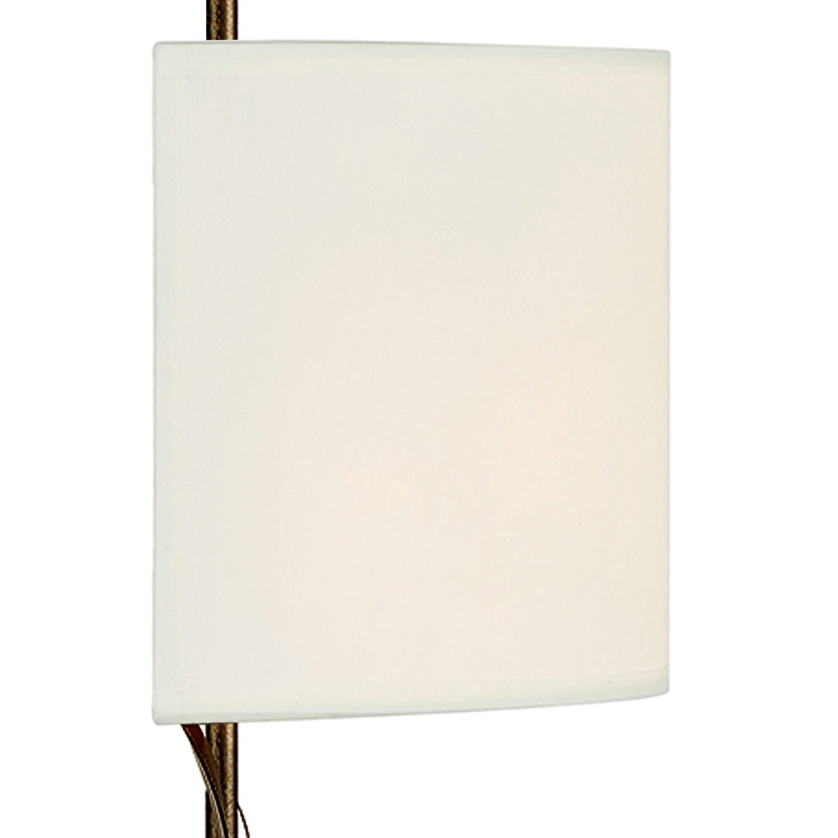 Alison Wall Sconce 24", Antique Bronze with Fabric Shade