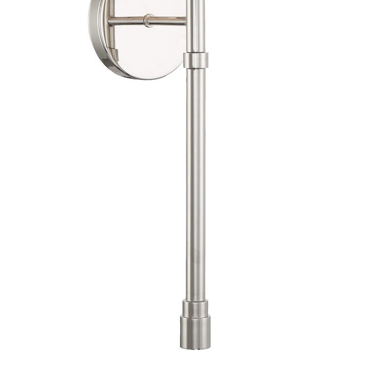 Bernadine Wall Sconce 22", Polished Nickel