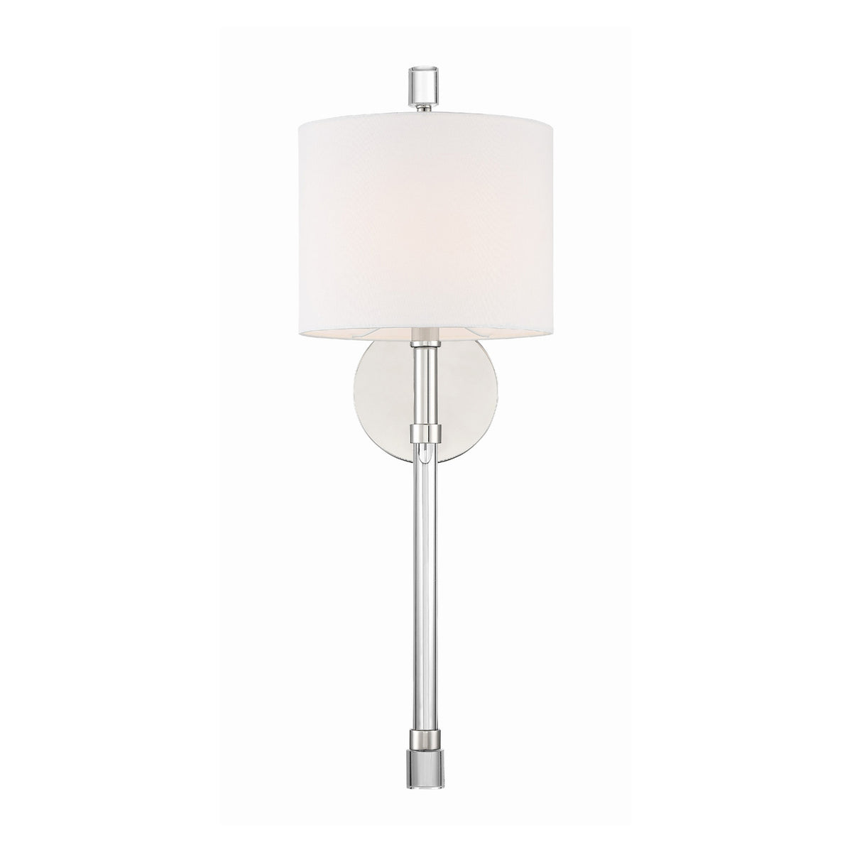 Bernadine Wall Sconce 22", Polished Nickel