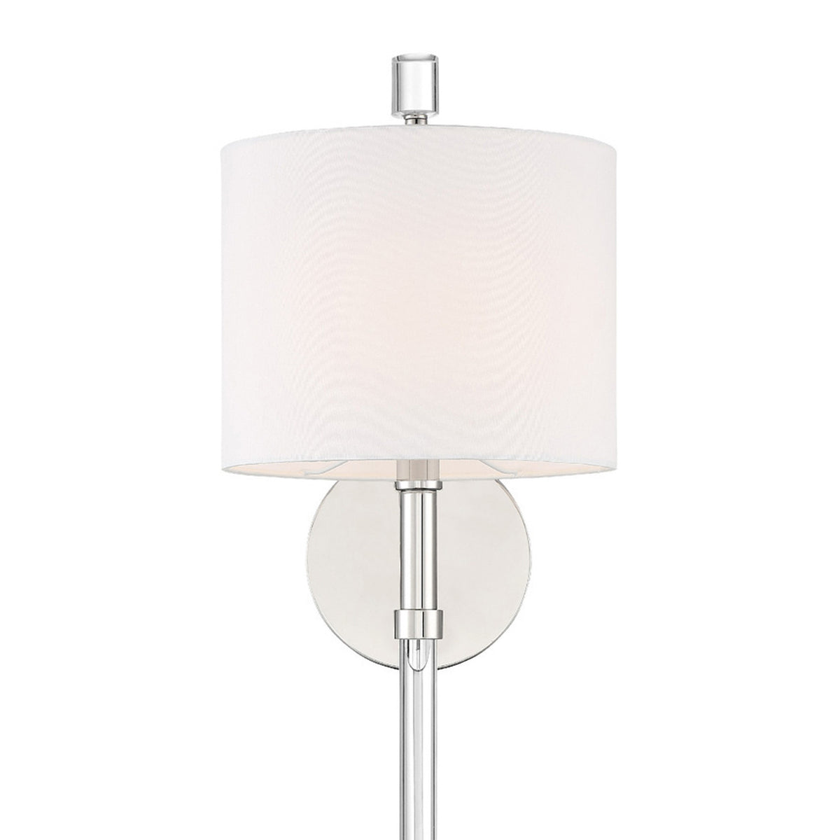 Bernadine Wall Sconce 22", Polished Nickel