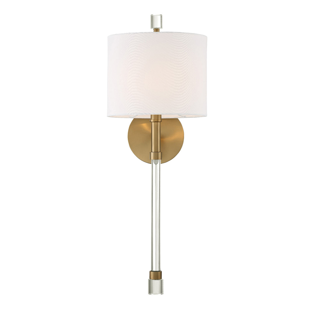 Bernadine Wall Sconce 22", Aged Brass