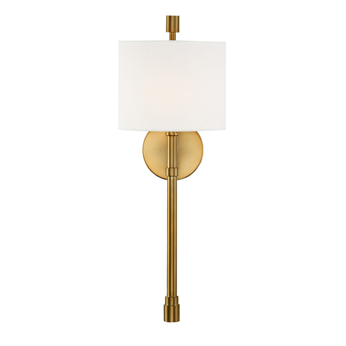 Bernadine Wall Sconce 22", Aged Brass