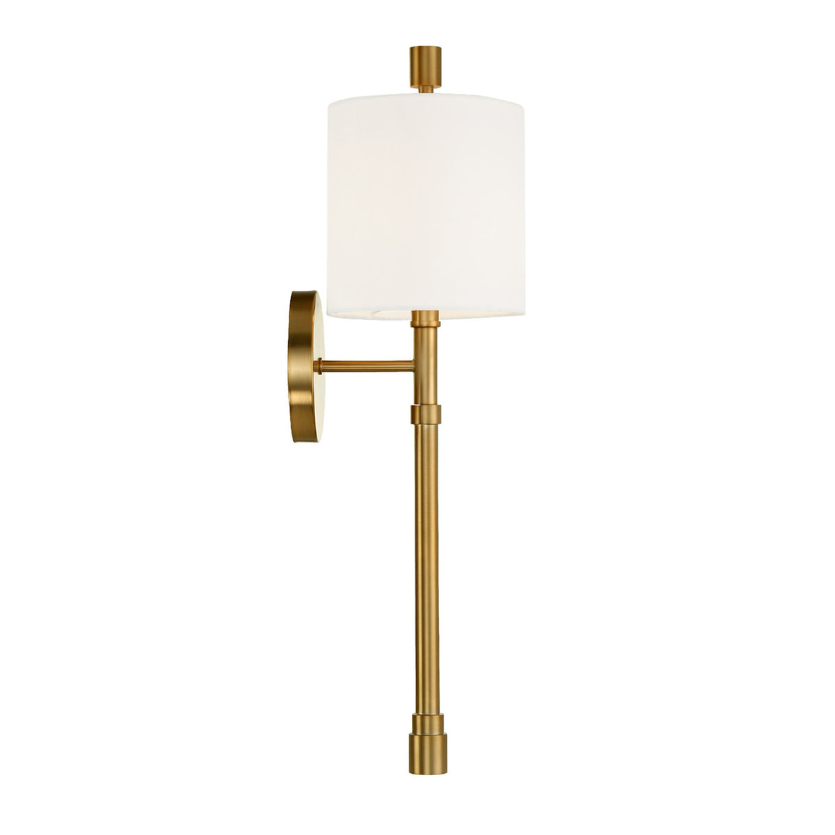 Bernadine Wall Sconce 22", Aged Brass