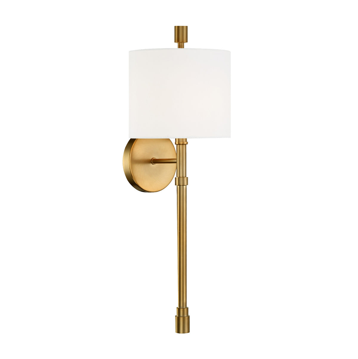 Bernadine Wall Sconce 22", Aged Brass