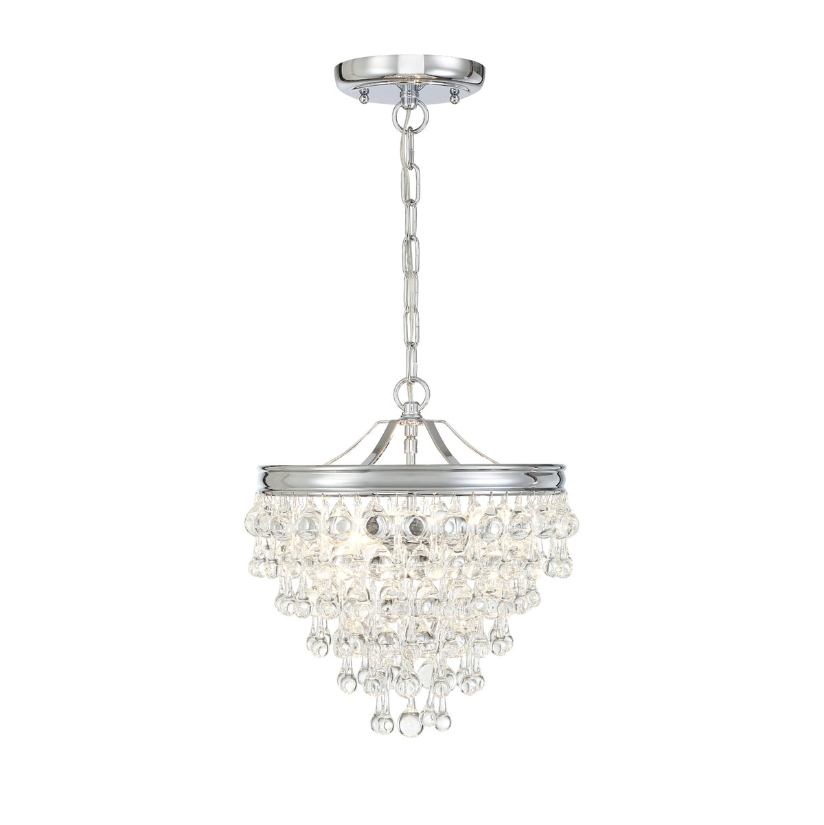 Betony 3 Light Mini Chandelier 13", Chrome