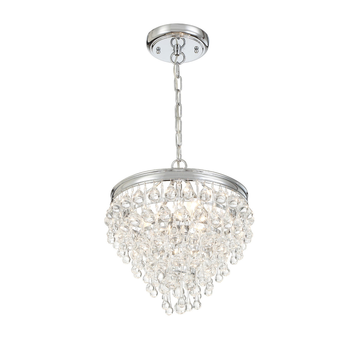 Betony 3 Light Mini Chandelier 13", Chrome