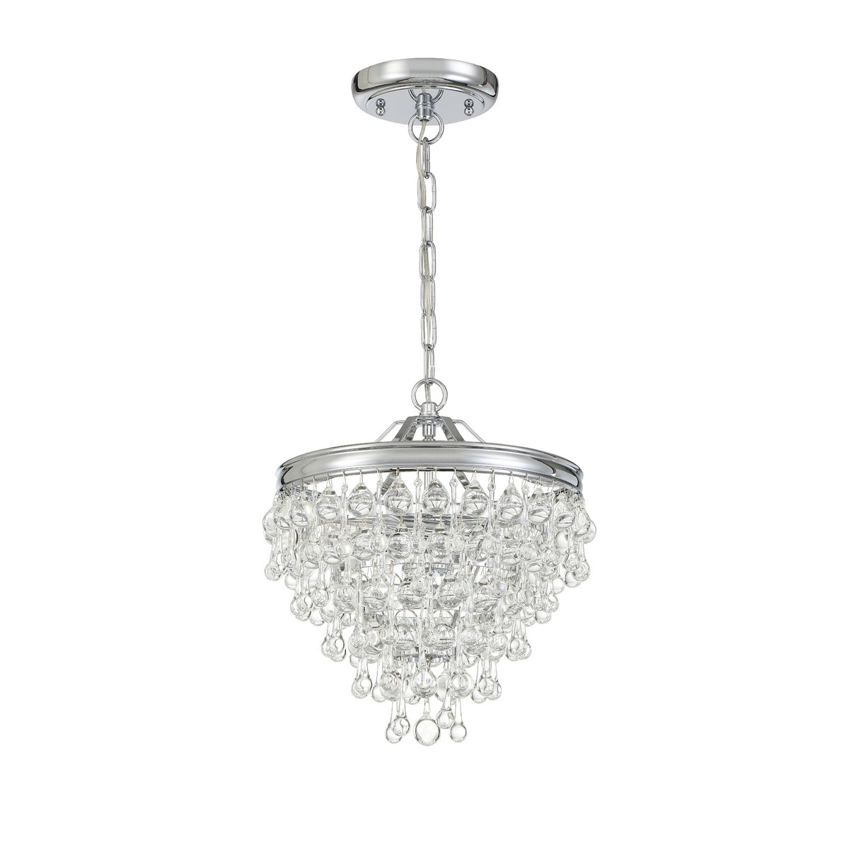 Betony 3 Light Mini Chandelier 13", Chrome