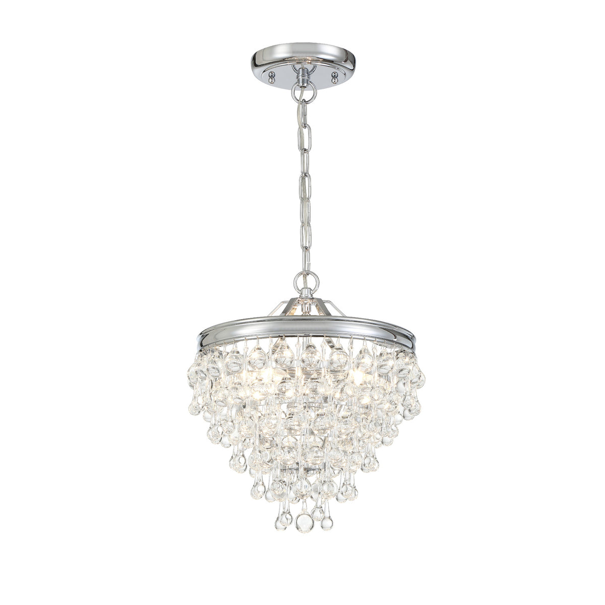 Betony 3 Light Mini Chandelier 13", Chrome