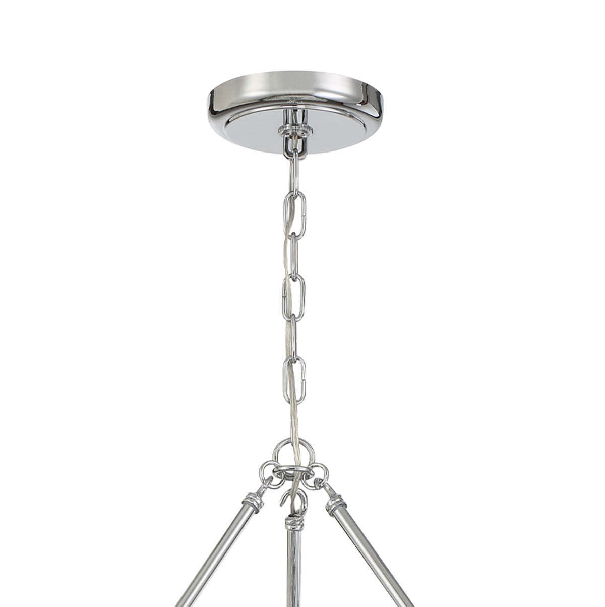 Betony 6 Light Chandelier 20", Chrome