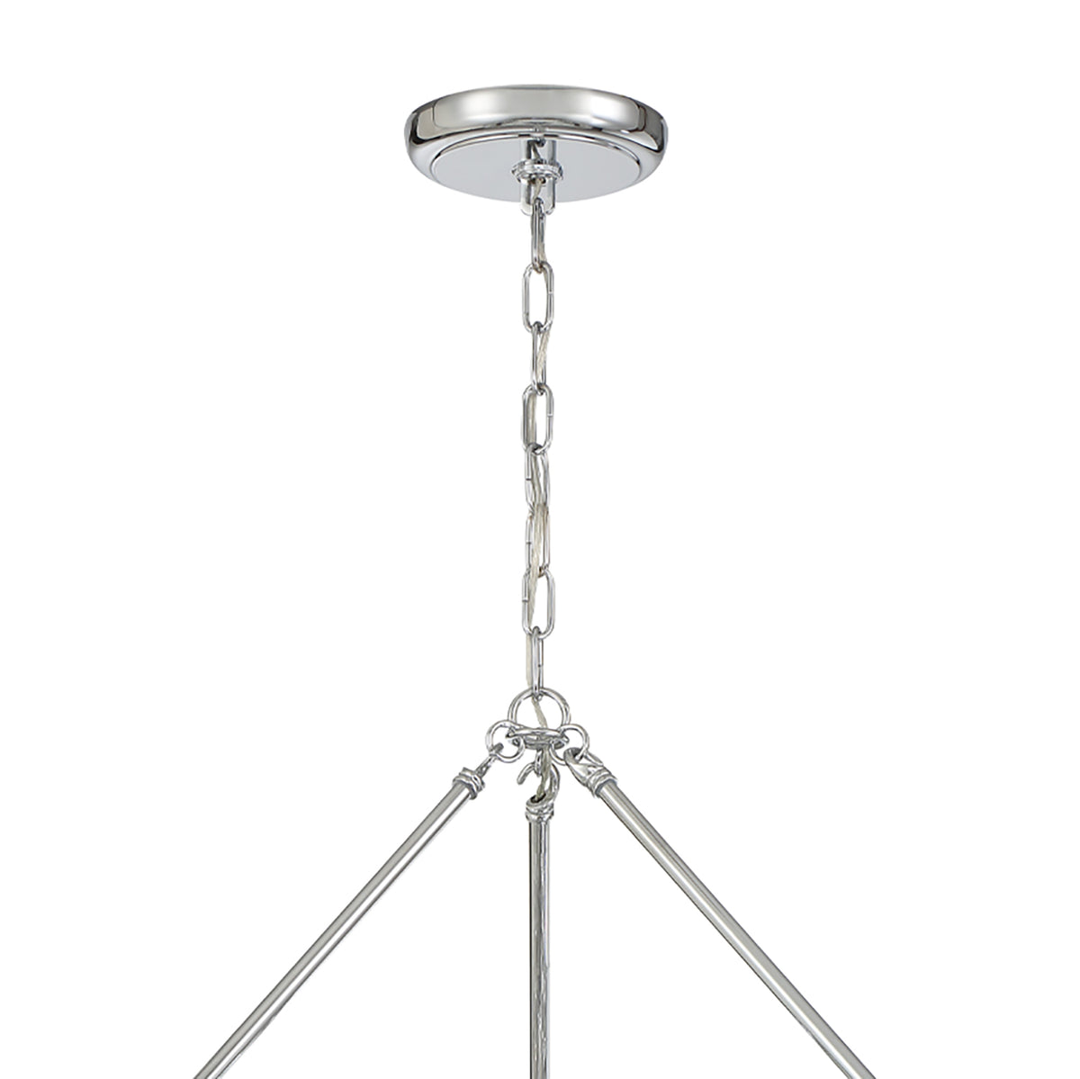 Betony 8 Light Chandelier 25", Chrome