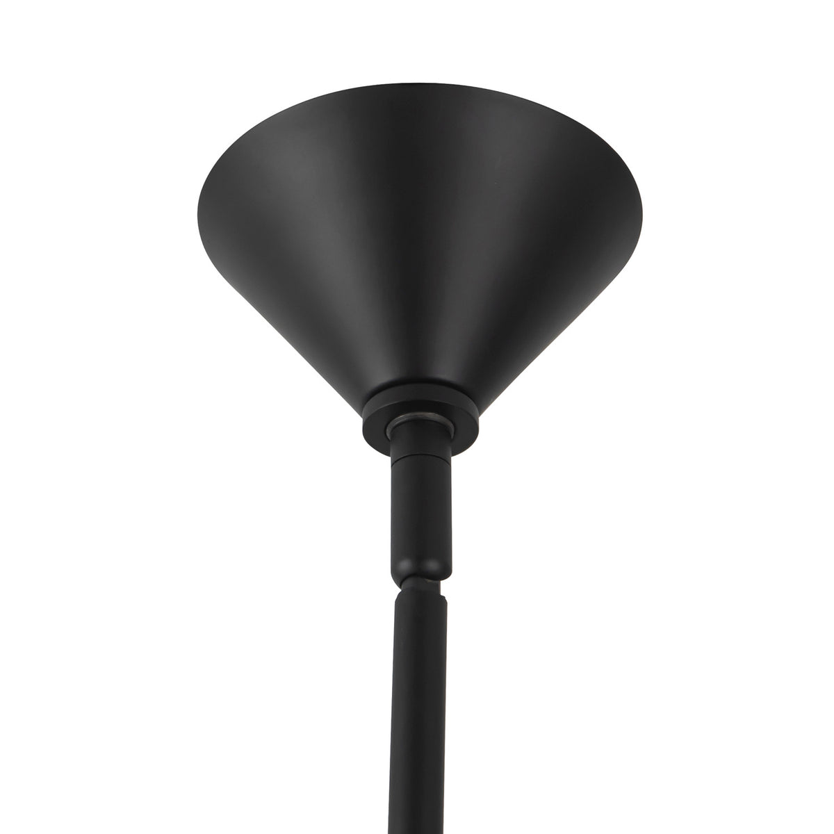 Concord 4 Light Chandelier 58", Matte Black