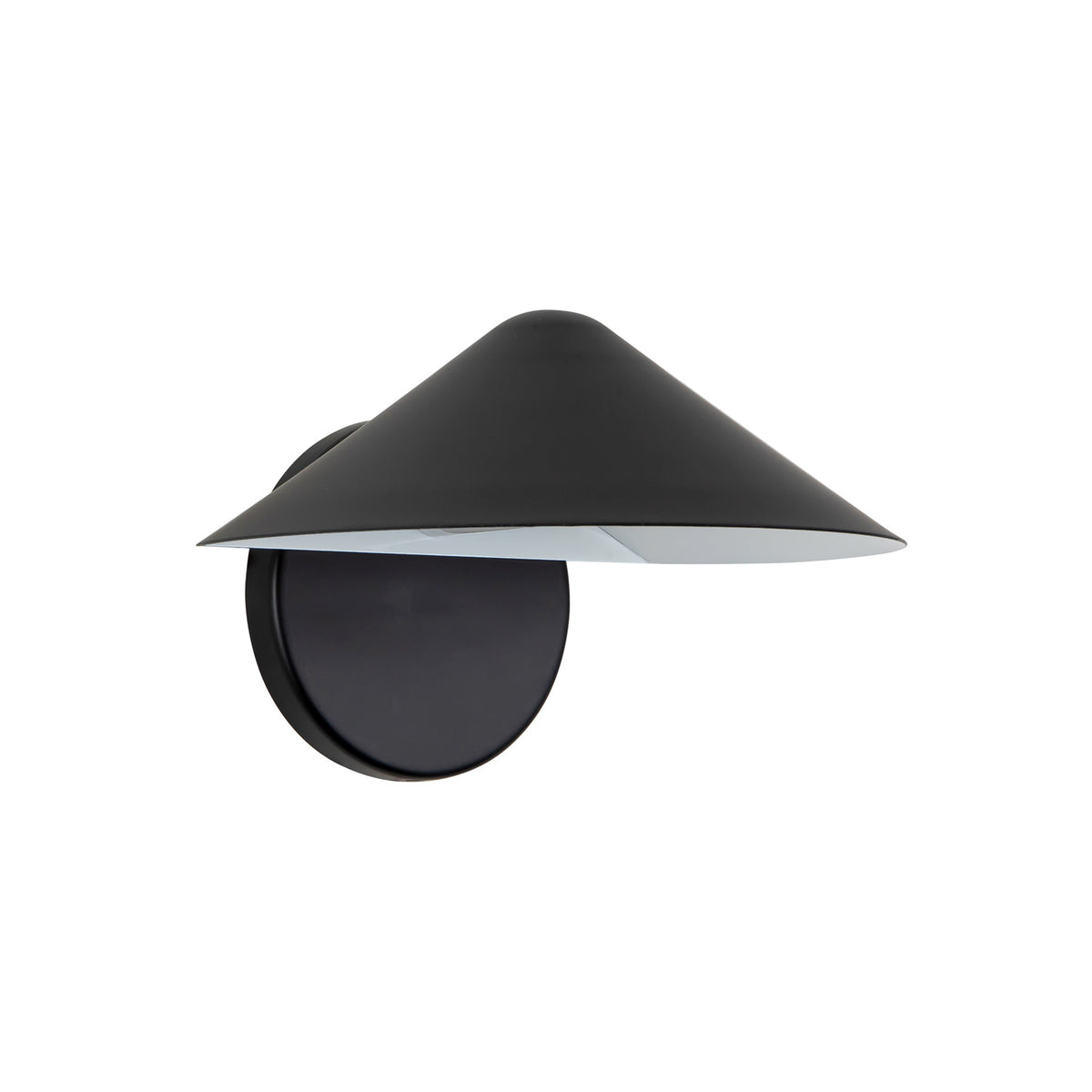 Concord Wall Sconce 6", Matte Black