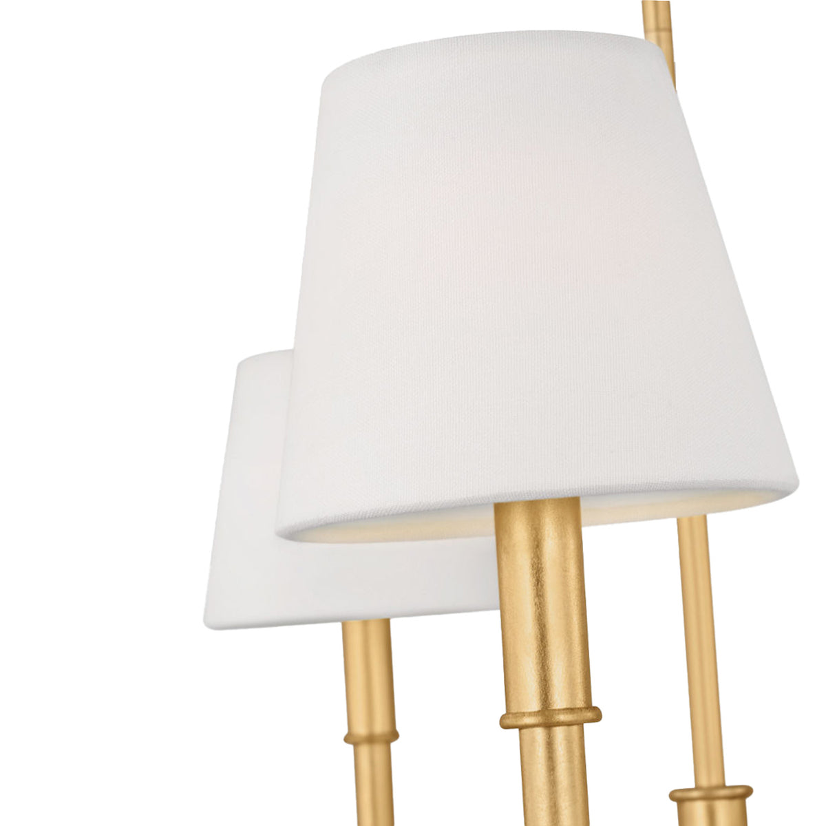 Savannah 5 Light Chandelier 33", Gilded Brass