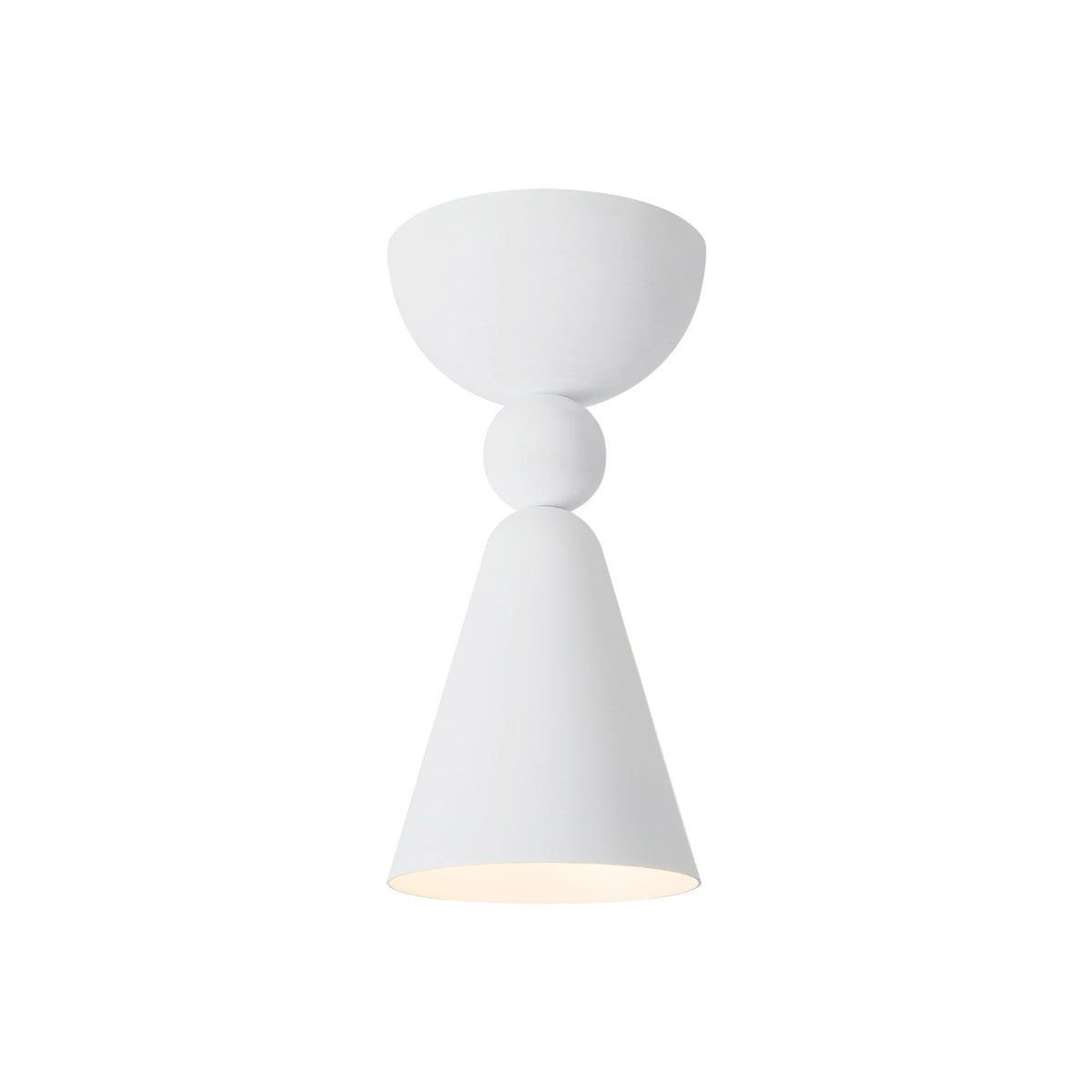 Vega Extra Small Flush Mount 4", Antique White