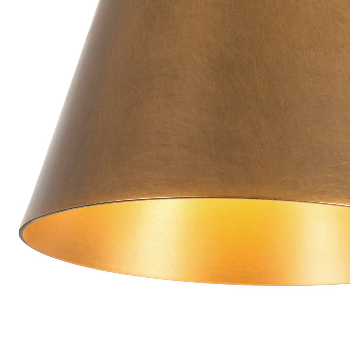 Vega Extra Small Flush Mount 4", Vintage Brass
