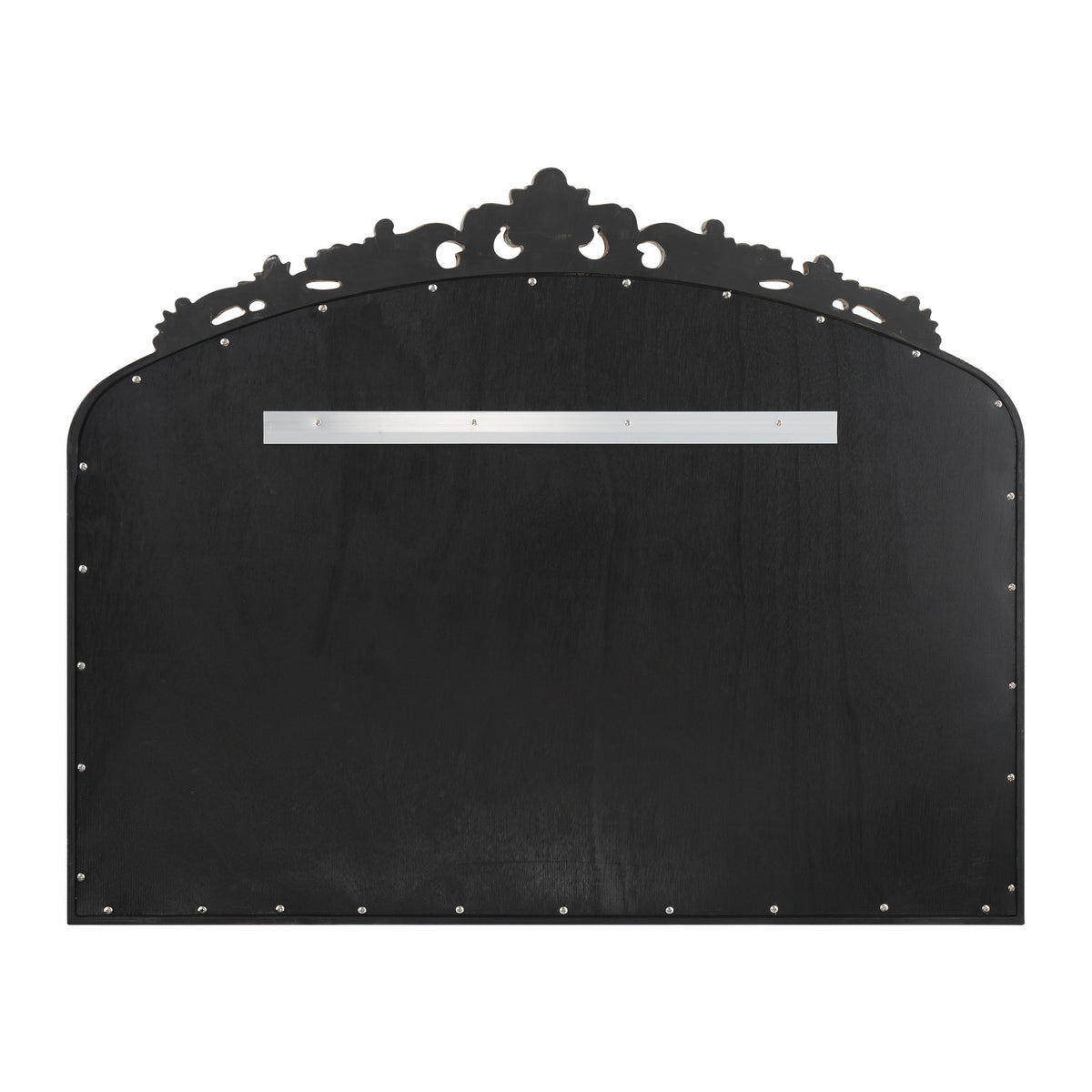 Vivienne Arched Rectangular Decorative Mirror 40" x 31", Burnished Brass