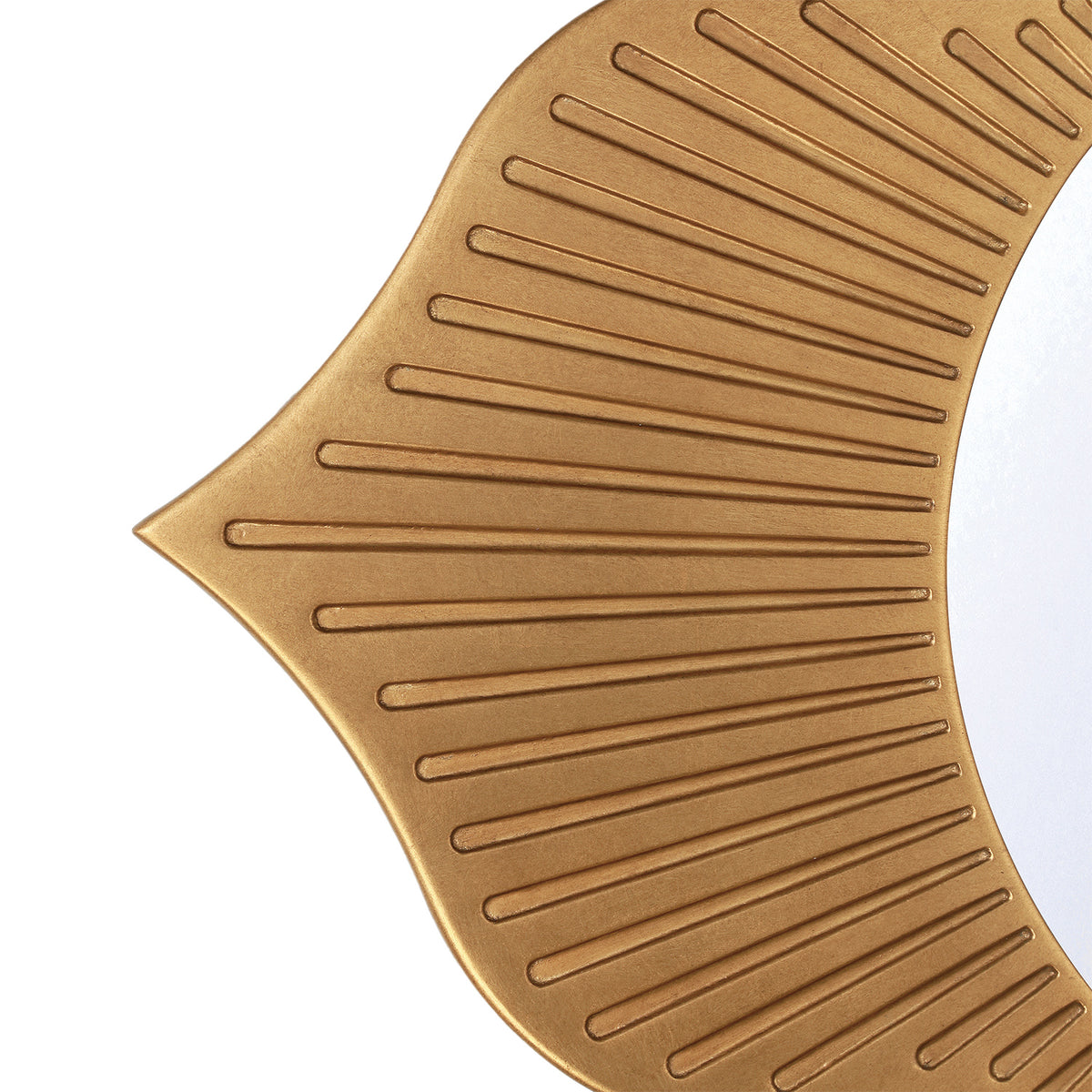 Hayley Quatrefoil Decorative Mirror 48" x 48", Burnished Brass