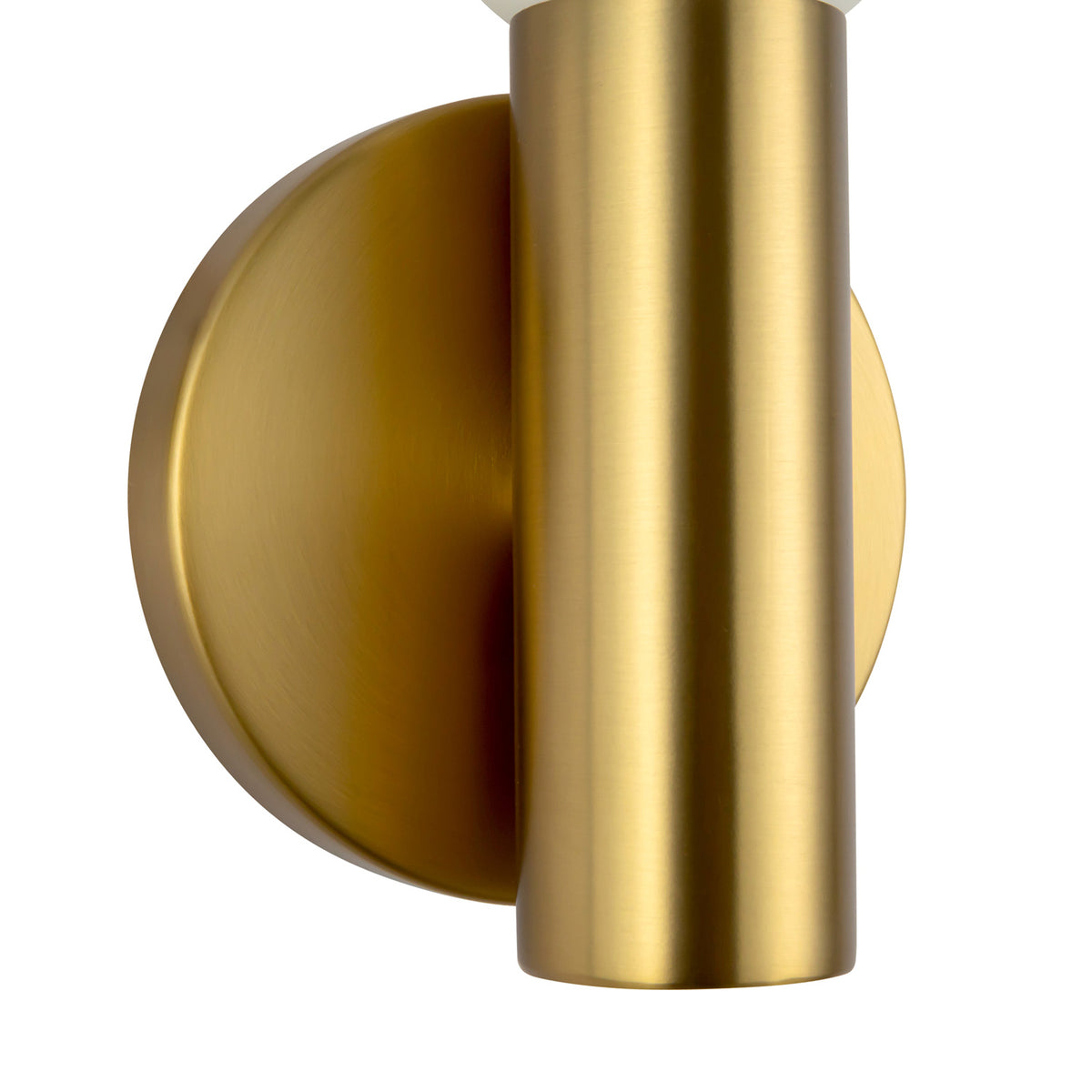 Roswell 1 Light LED Wall Sconce 8", Brushed Brass
