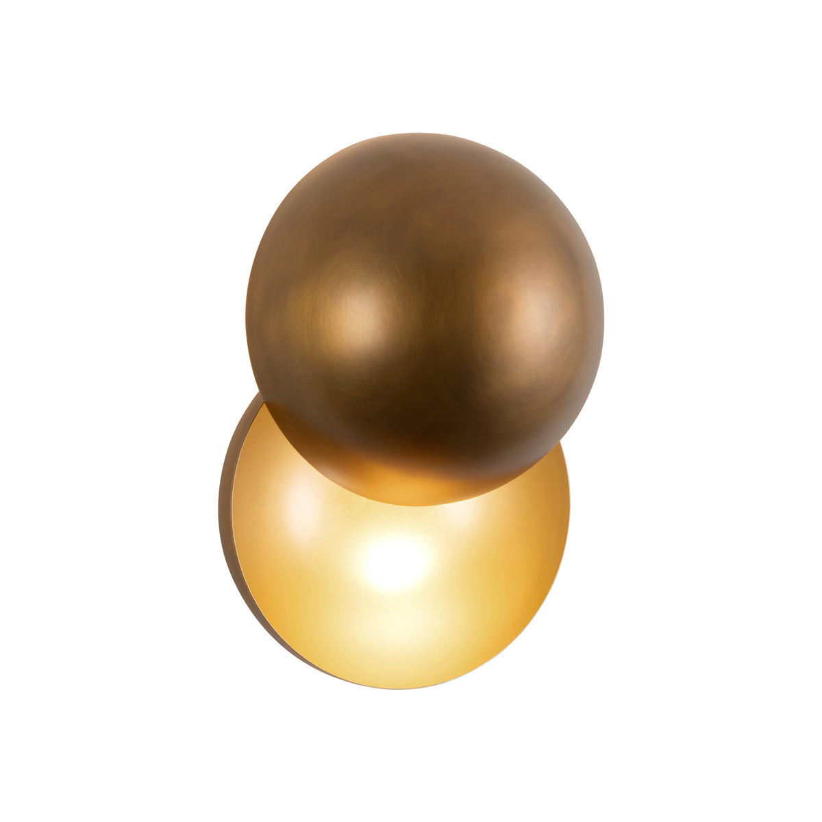Alton LED Wall Sconce 12", Vintage Brass