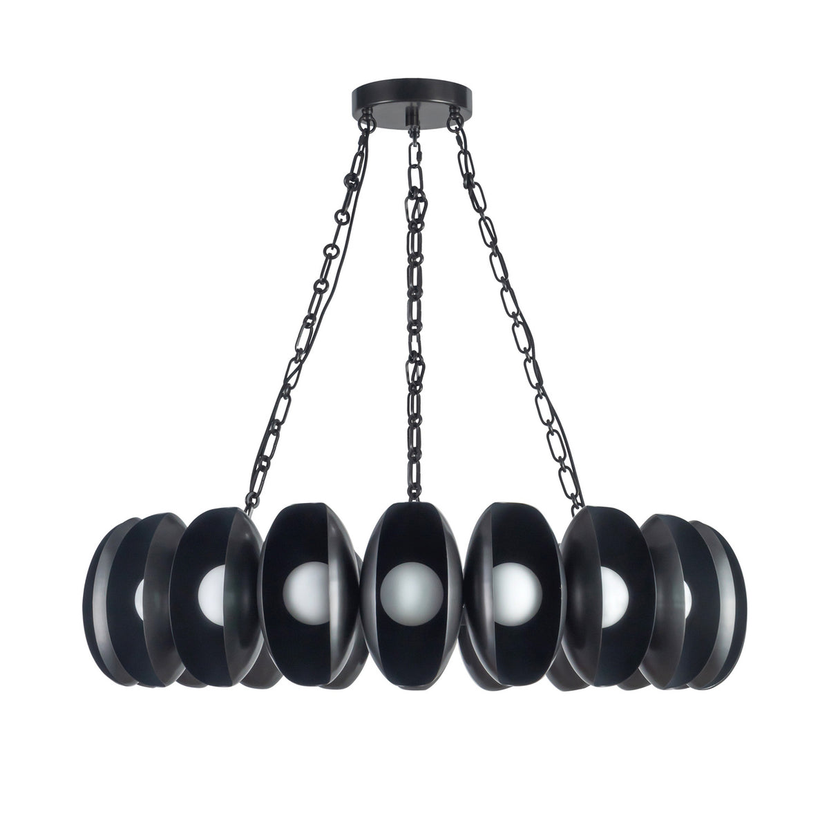 Bolton 20 Light LED Chandelier 37", Urban Bronze