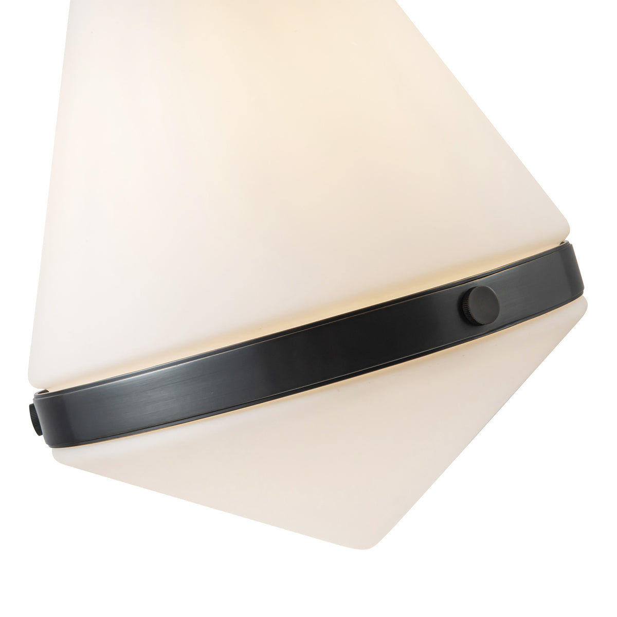 Essex Pendant 14", Urban Bronze and Matte Opal Glass