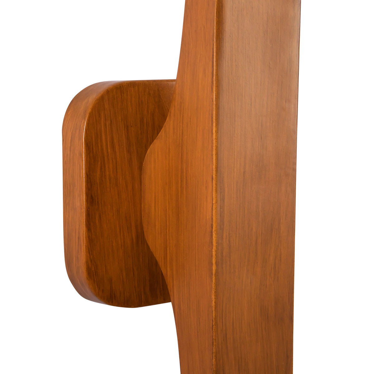 Duncan 2 Globe Wall Sconce 22", Teak and Opal Glass