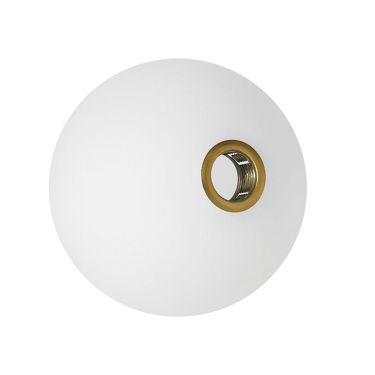 Milo Pendant Replacement Glass Globe, Aged Brass