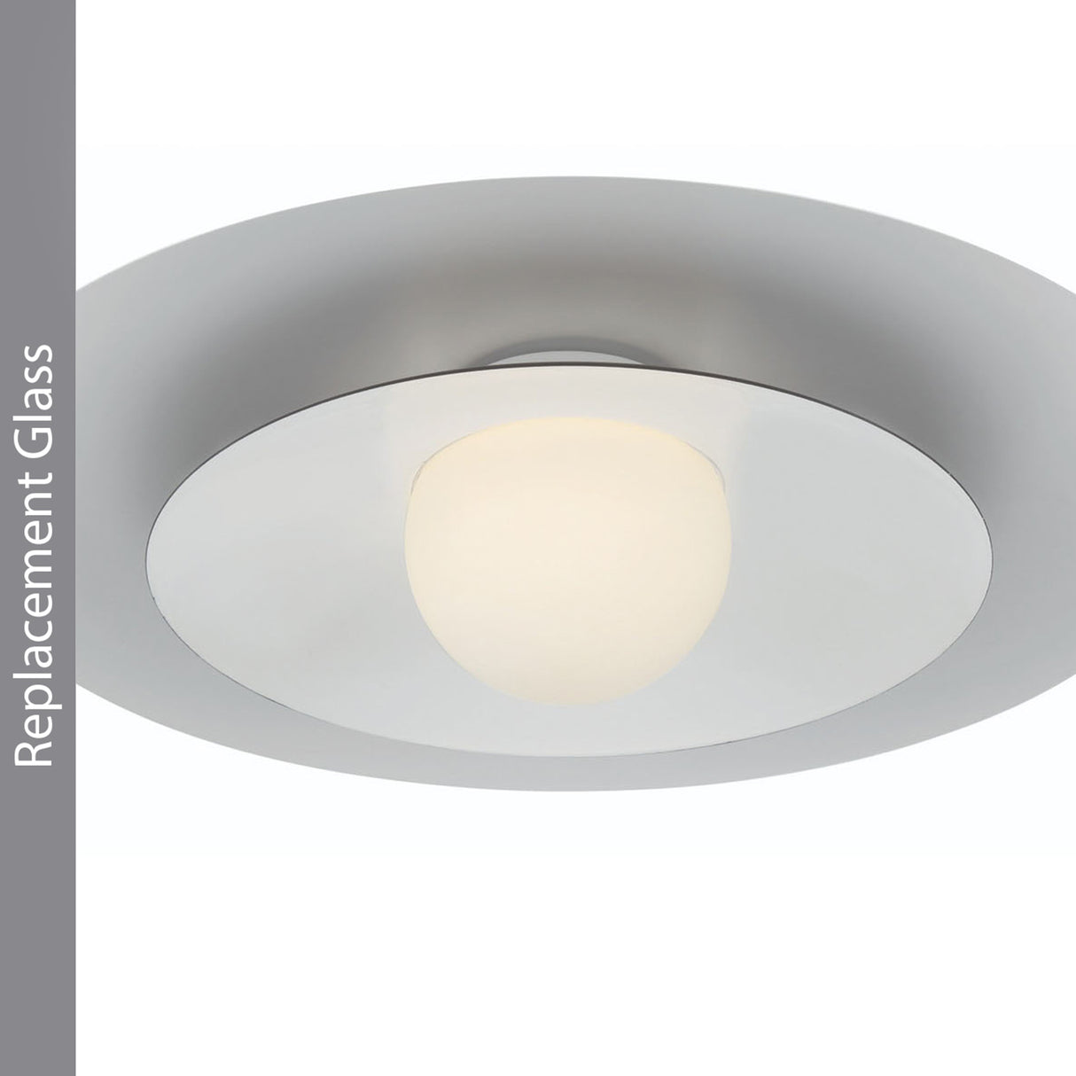 Yates Flush Mount Replacement Glass