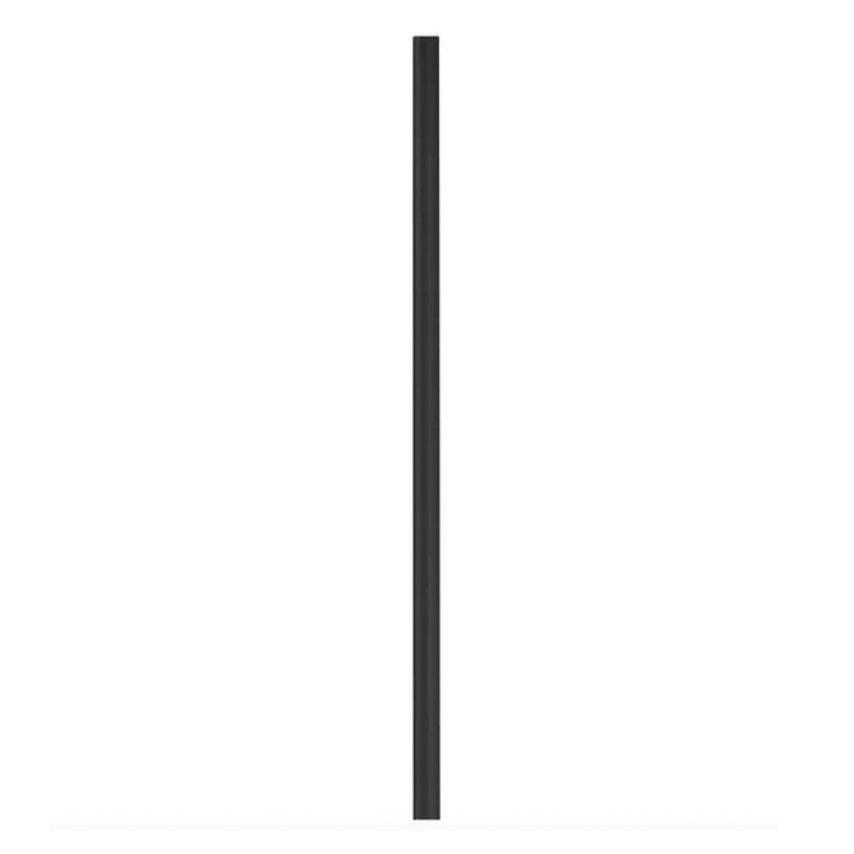 Flynn 8 Light Chandelier Additional 12" Downrod, Black