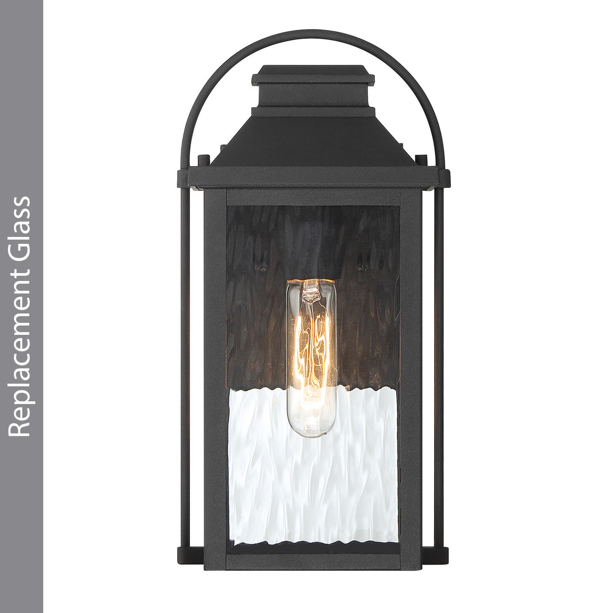 Preston Small Wall Light, Replacement Glass, Front/Back Panel