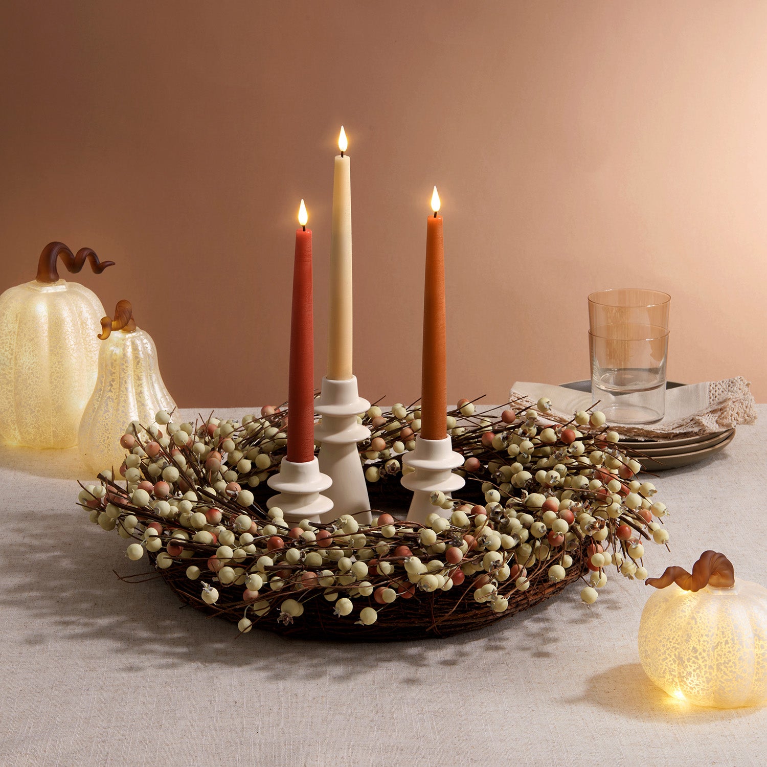 Infinity Wick Gradient Autumn Neutrals, Distressed 9
