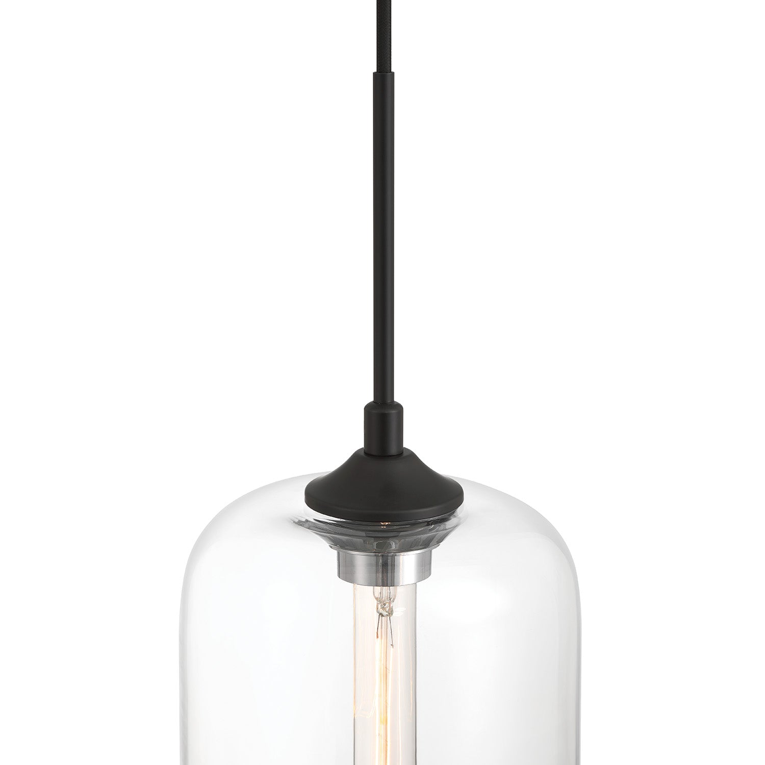 Windsor Turn of the Century Industrial Fixture Pendant Light, Handblown 12