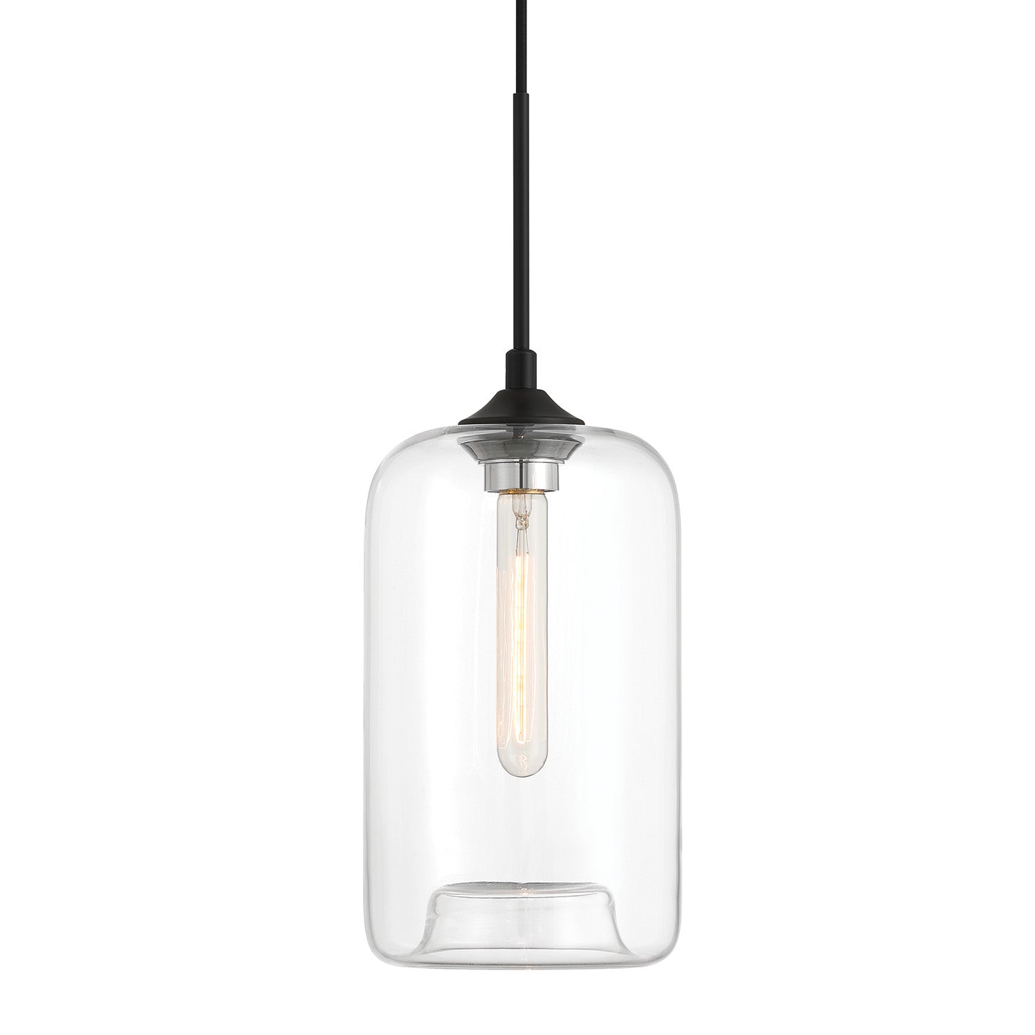 Windsor Turn of the Century Industrial Fixture Pendant Light, Handblown 12