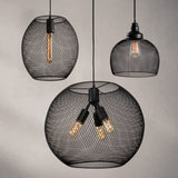 Bergen Globe Pendant, Matte Black