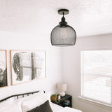 Open Box Bergen Bell Pendant, Matte Black