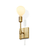 Prospect Wall Sconce, Aged Brass