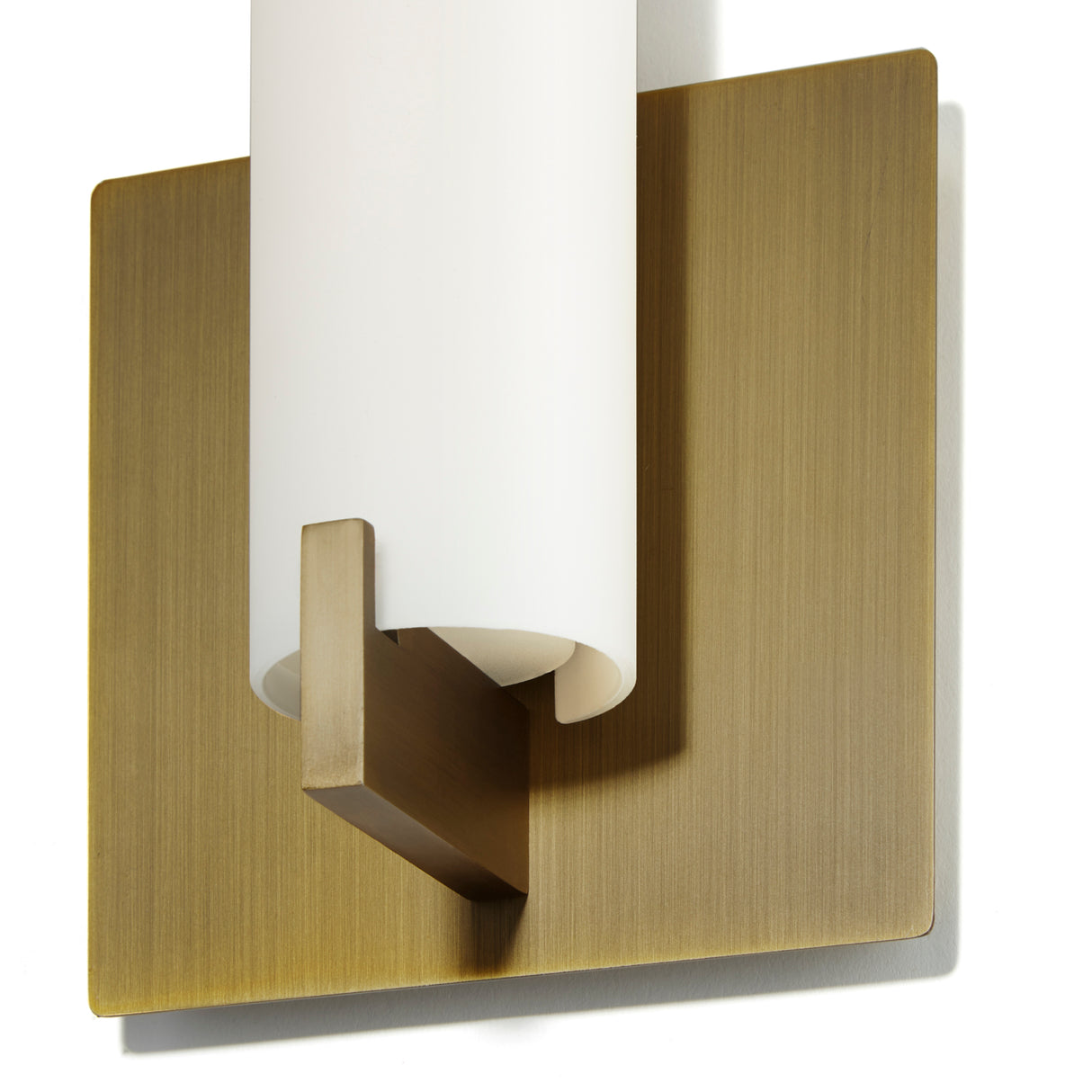 Atlas 11" LED Wall Sconce, Aged Brass