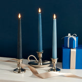 Emory Silver Taper Candle Holder