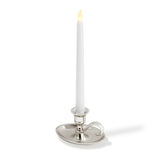 Emory Silver Taper Candle Holder